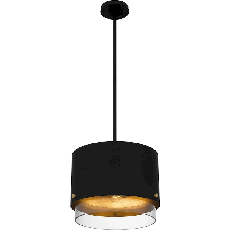 Elio 3-Light Matte Black Pendant Light