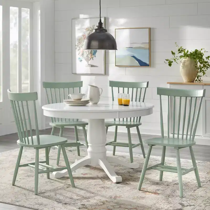 5pc Kale Pedestal Dining Set