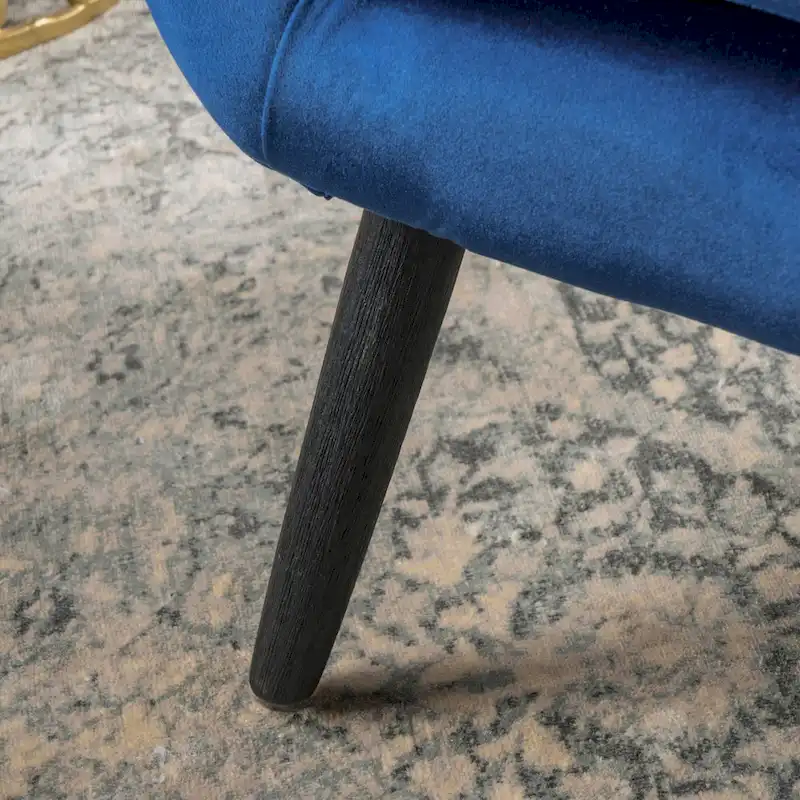 34.25  Velvet Wingback Arm Chair