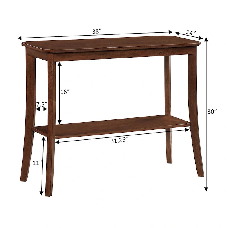 Convenience Concepts Designs2Go Baja Console Table with Shelf