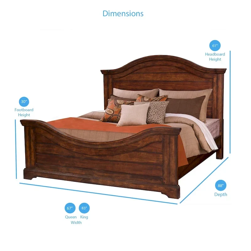 Lakewood Panel 5-piece Bedroom Set