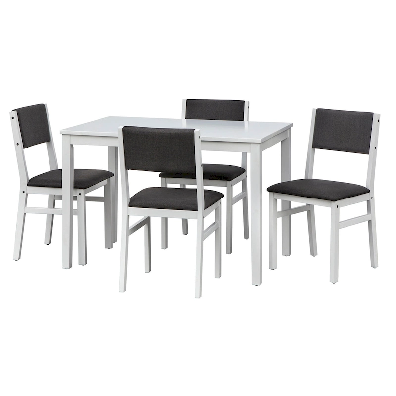 Simple Living Jules 5-piece Solid Wood Dining Set