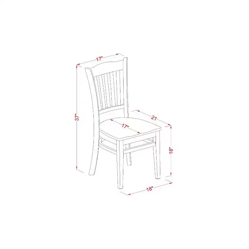 HomeStock Round Kitchen Table & Chair Set Linen White Modern Style SHGR5-WHI-W