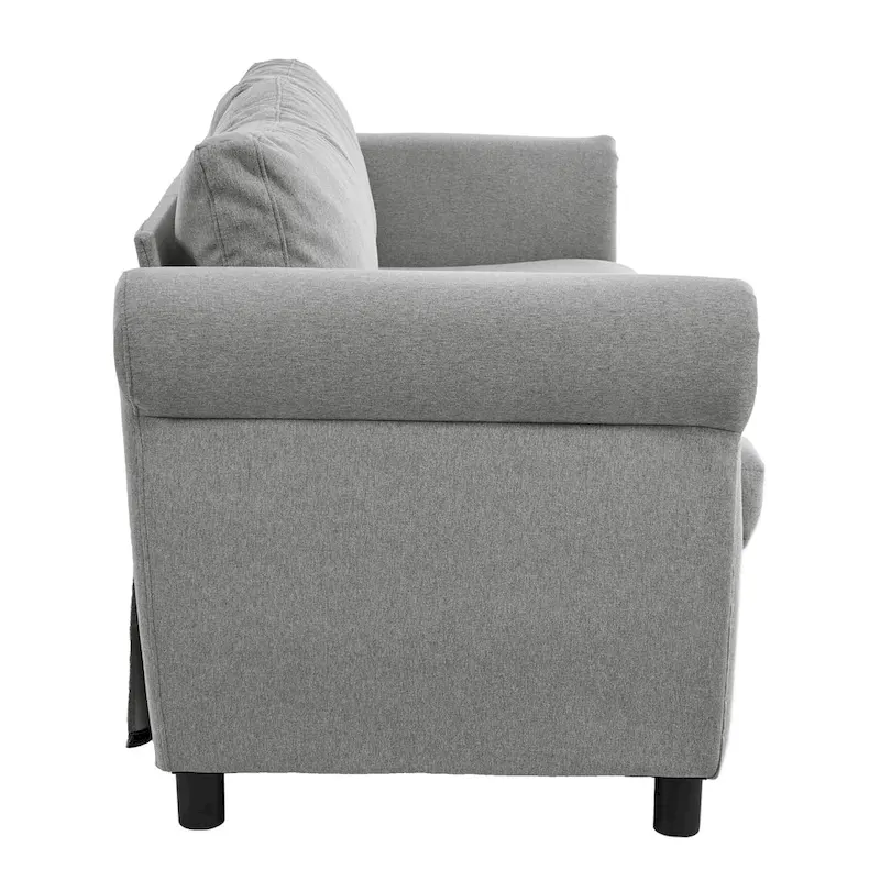 80.7 Pull-Out Sleeper Sofa Bed with Foam Mattress