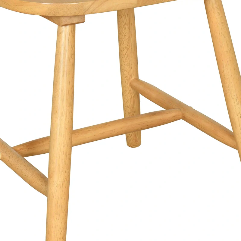 Declan Farmhouse High Back Spindle Dining Chairs (Set of 2) by Christopher Knight Home - 36H