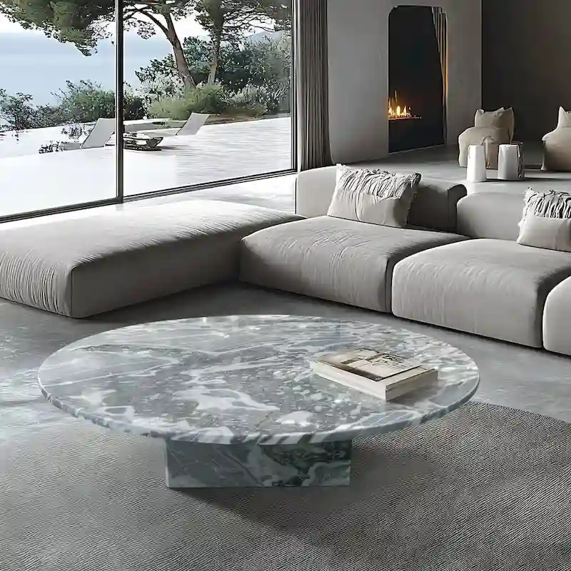 35.4 Natural Marble Stone Coffee Table