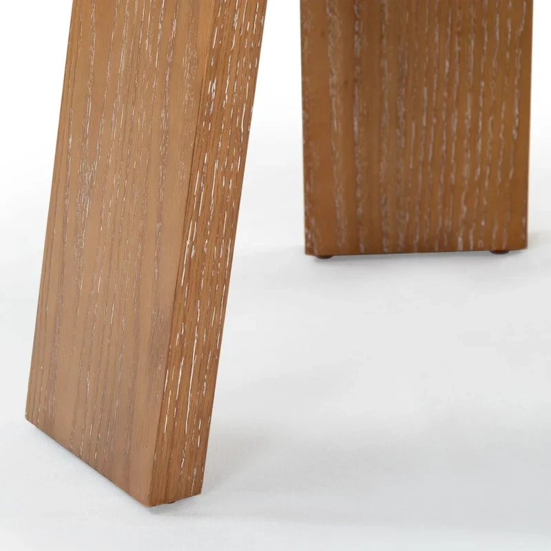 Accent Table - Oak Veneer, Natural Wood Grain, 20W x 20D x 22H