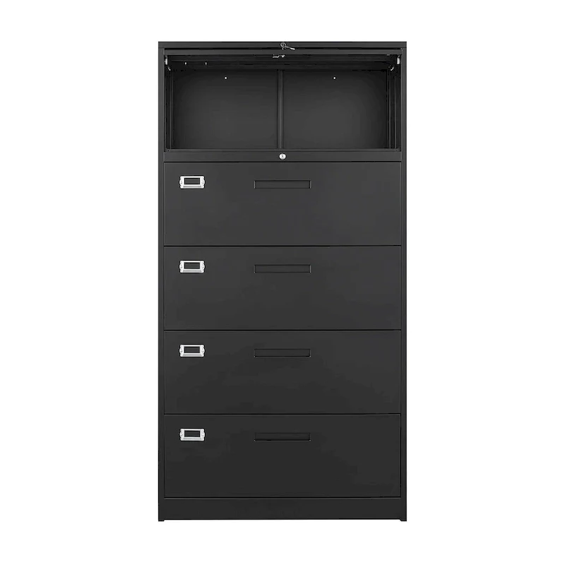 Steel Lateral File Cabinet with Lock