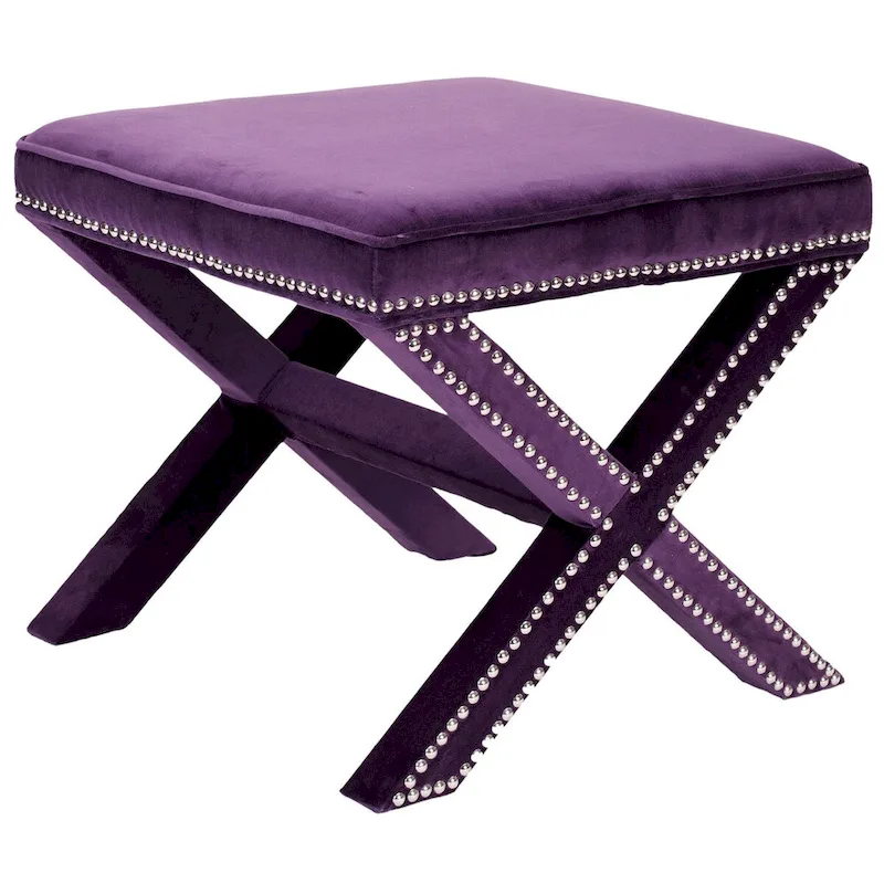 SAFAVIEH Shavonne X-Bench Ottoman