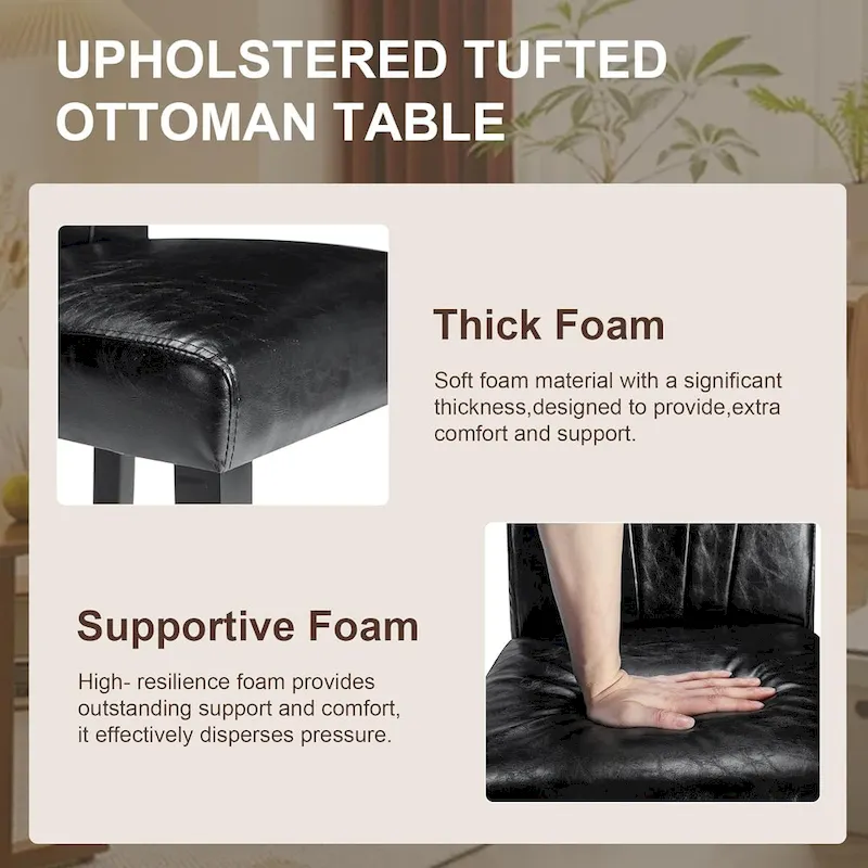 VECELO Upholstered Dining Chairs Set of 2 Parson Classic Upholstered Dining Chair,Modern 37 Parson Chairs