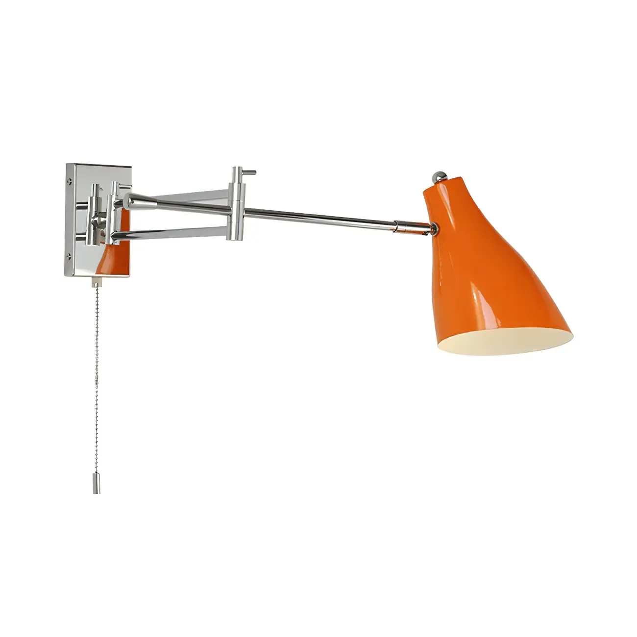 Modern Metal Clean-lined Swing Arm Wall Light