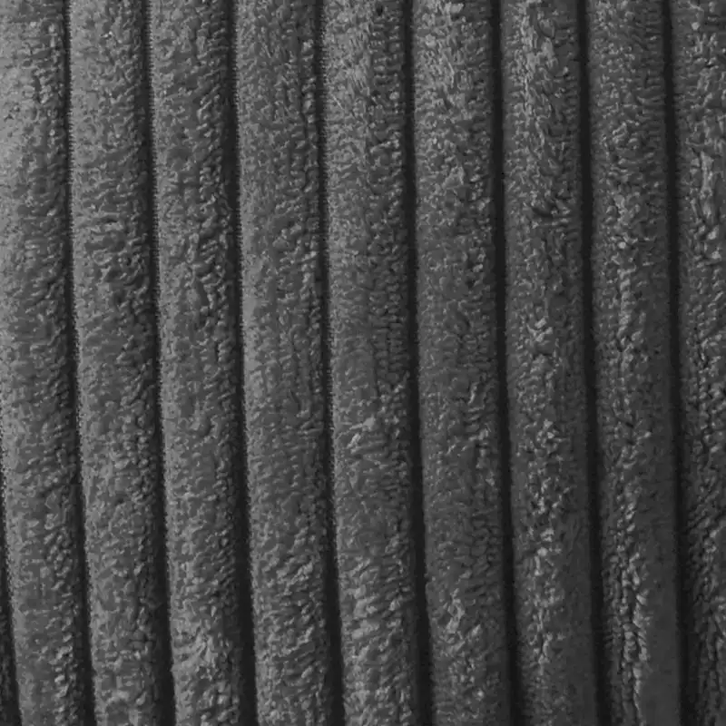 Sweet Home Collection 2 Piece Velvet Ribbed Non Slip Rocking Chair Cushion Sets