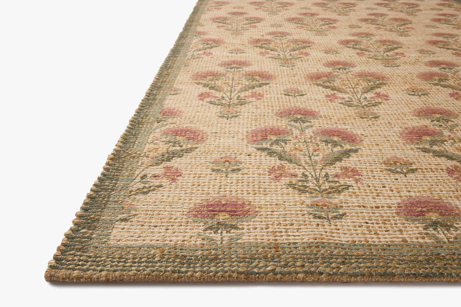 Rue Rug Sage/Blush