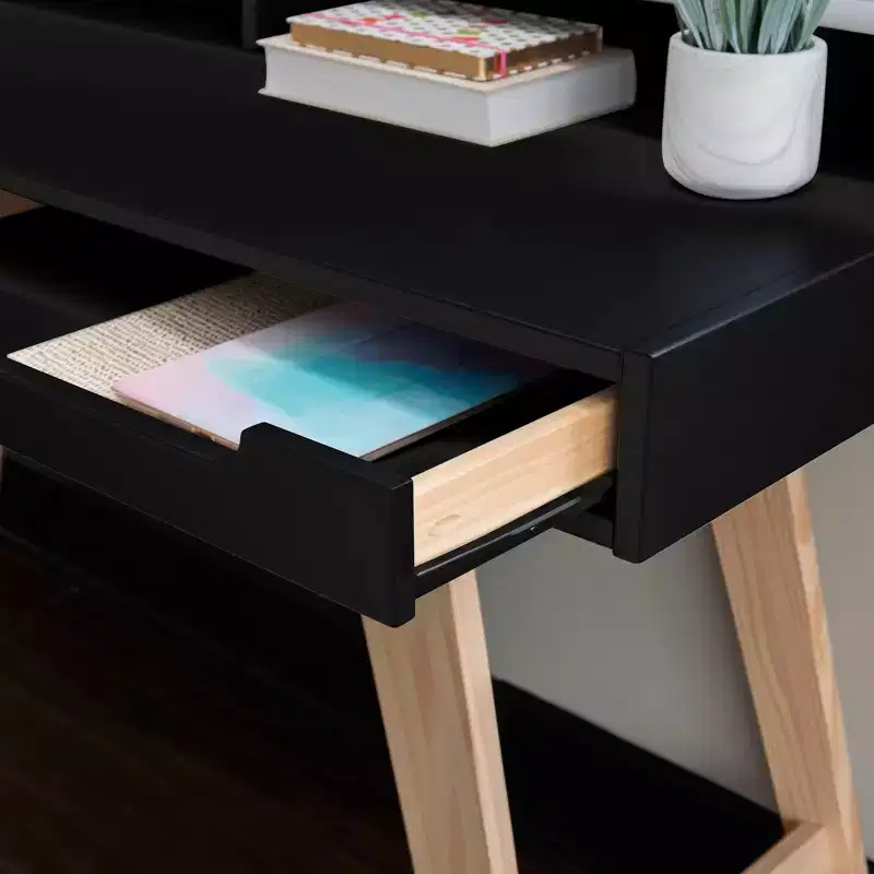 Sloan Modern 2 Drawer Desk - Linon