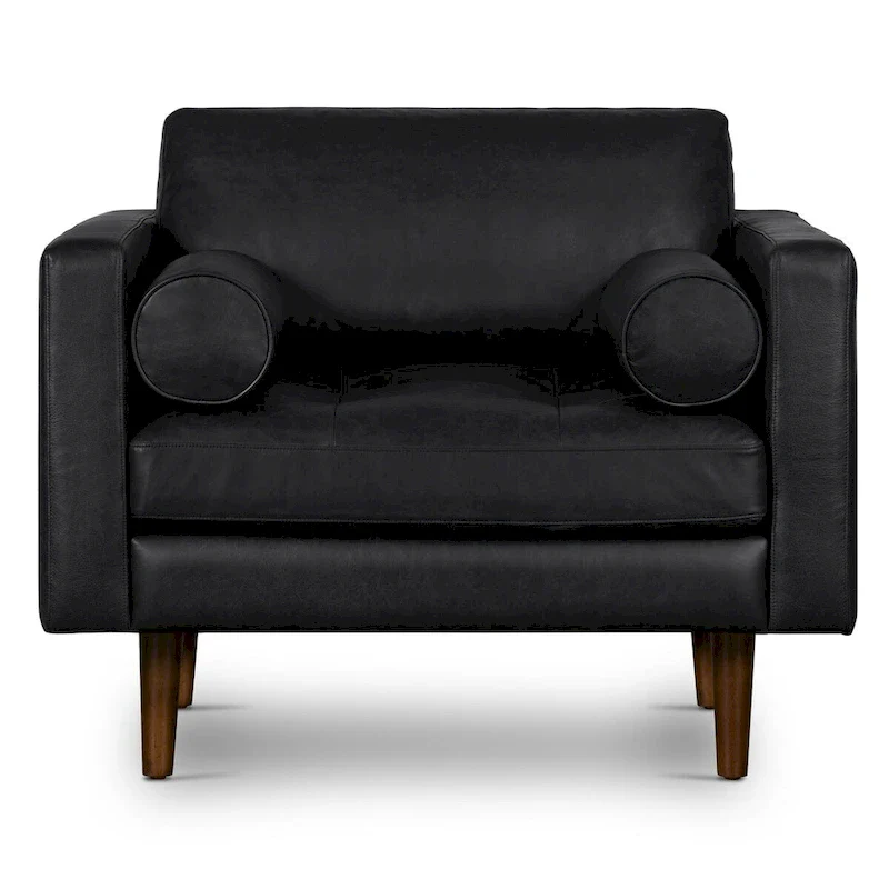 Poly and Bark Napa Lounge Chair - Genuine Italian Leather