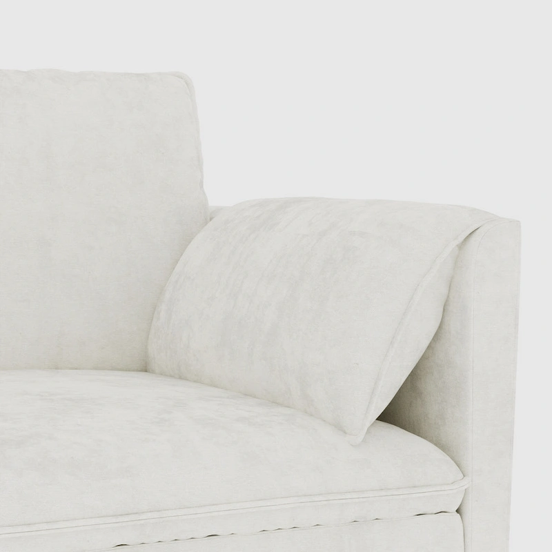 Christopher Knight Home - Noah 141.5 U-Shaped 6-Seater Sofa Couch with Movable Ottoman and Armrest Pockets, Fabric Upholstery