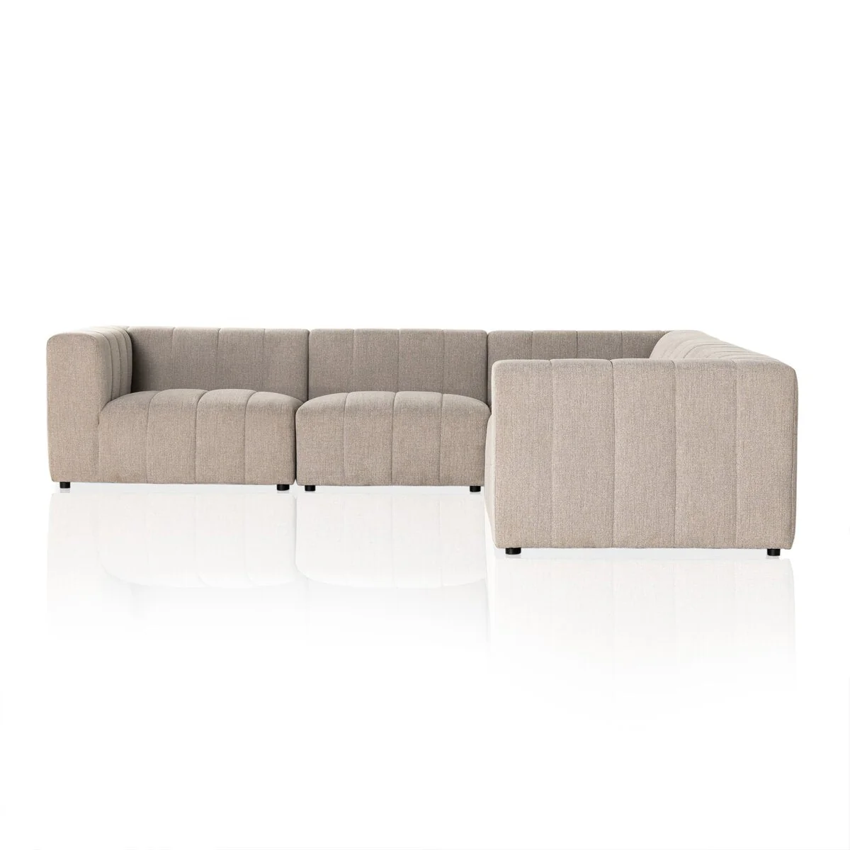 Langham Channeled Sectional/5 Pieces.