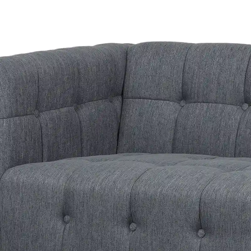 Clermont Mid-century Tufted Sectional Sofa by Christopher Knight Home - 114.00  L x 114.00  W x 30.75  H