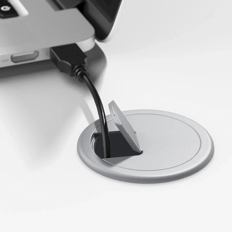 60W x 30D L-Shaped Table Desk with Metal Legs