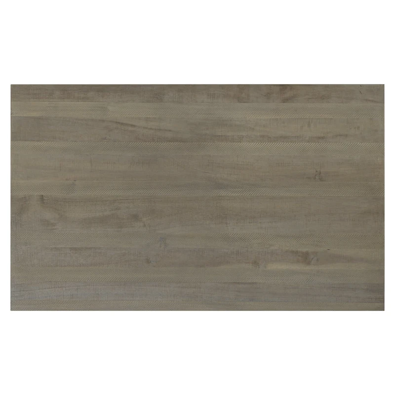 Brown+Whitewash 6-Piece Wooden Dining Table Set with Rectangular Table, 4 Chairs & Bench