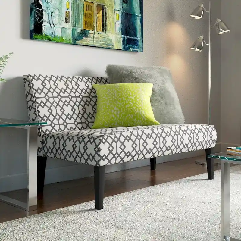 Christopher Knight Home Morton Geometric Pattern Fabric Loveseat