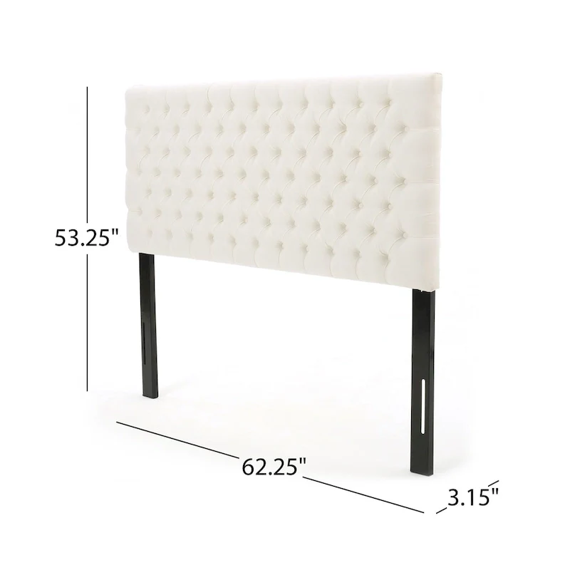 Jezebel Adjustable Full/Queen Tufted Headboard by