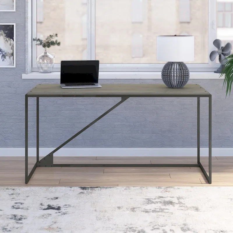 62W Industrial Desk, Large Home Office Desk