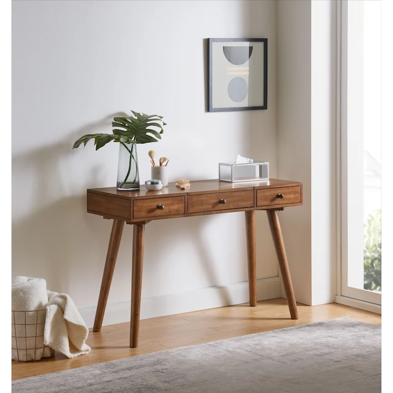 Mid-Century Modern 44 2-Drawer Vanity / Desk