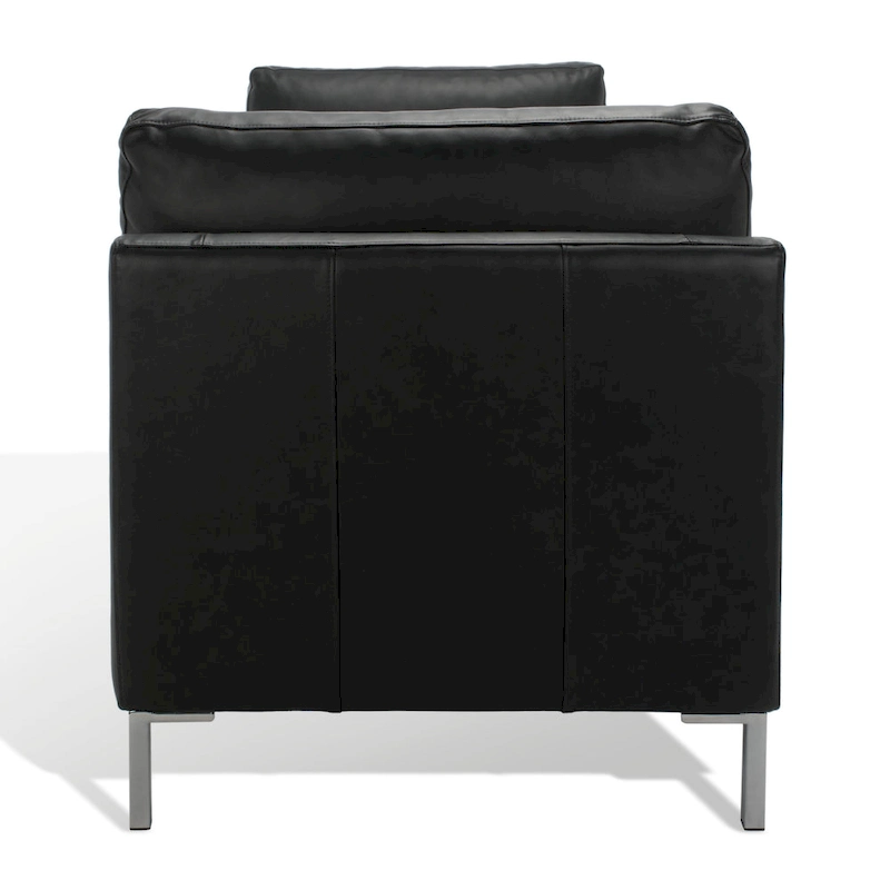 SAFAVIEH Couture Shirl Leather Bench - 81 In W x 32 In D x 34 In H - 81Wx32Dx34H