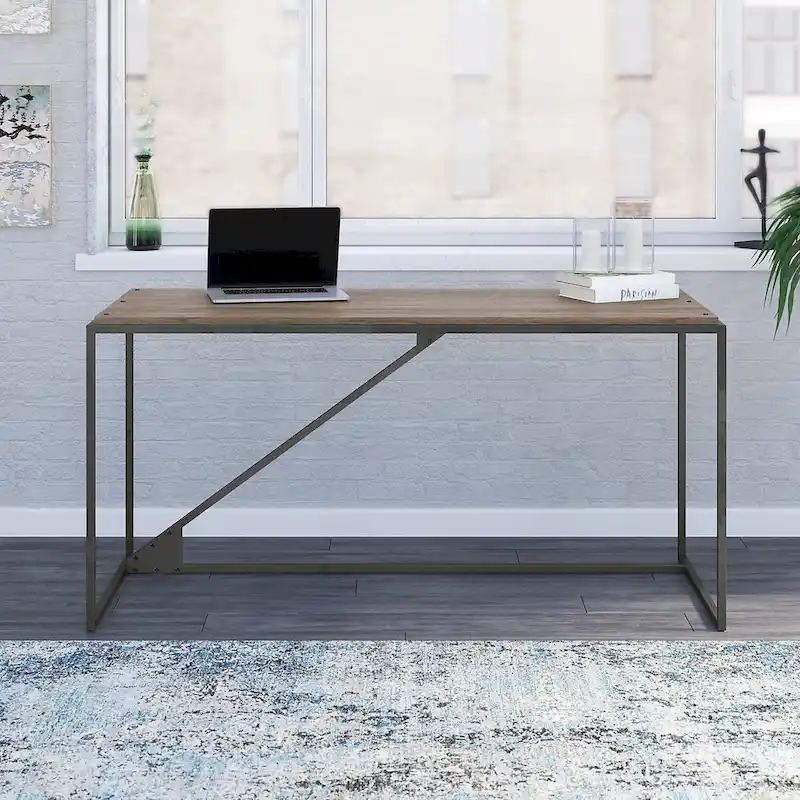 62W Industrial Desk, Large Home Office Desk