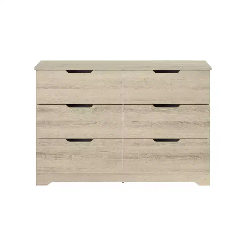 Galano 6 Drawer Dresser with Manufactured Wood Construction 47 W  15.6 D  31.7 H