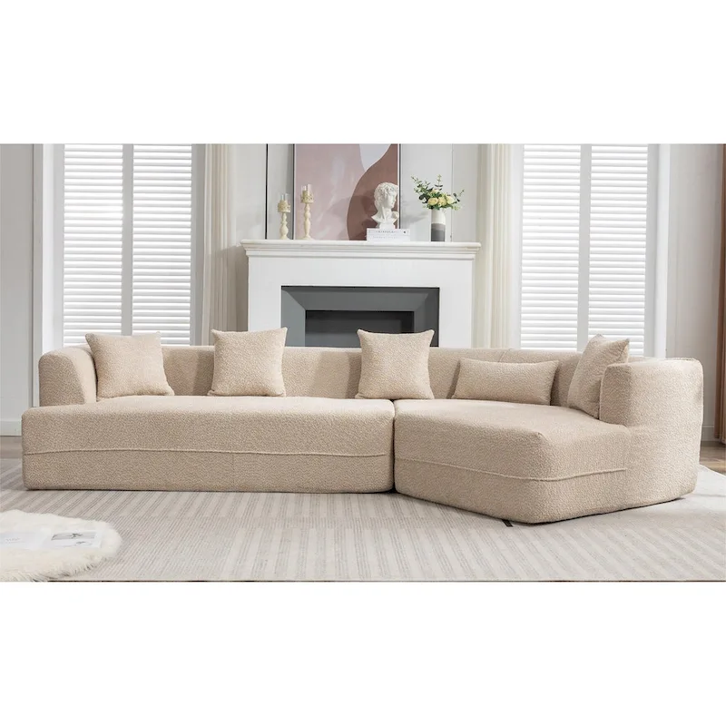 Modular Sleeper Sectional Sofa with Free Combination
