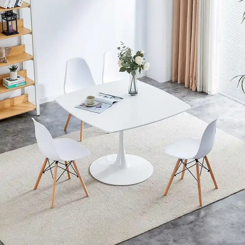 Mid-century Pedestal Leisure Coffee Table