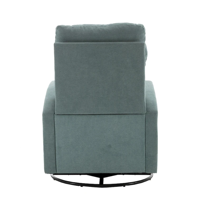 Upholstered Swivel Glider Rocking Chair