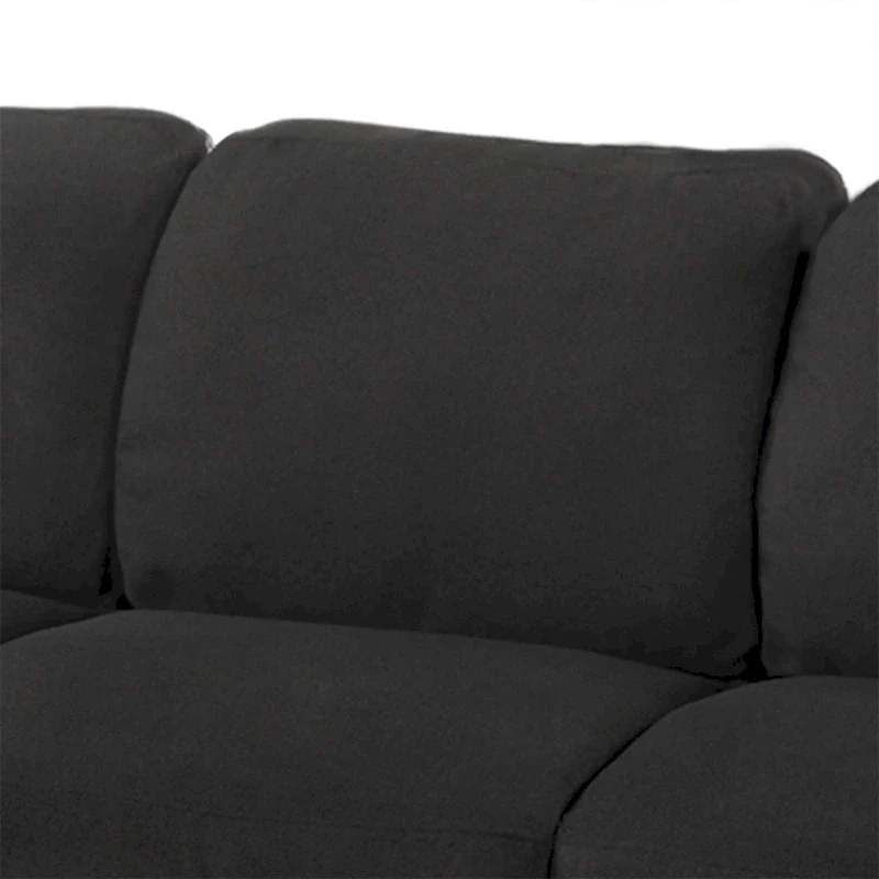 3-Seat Linen Fabric Sofa