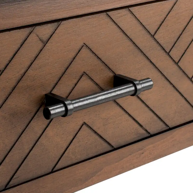 SAFAVIEH Jeanie 3-Drawer Bottom Shelf Console Table - 47.3 W x 13 L x 29.5 H - 47Wx13Dx30H