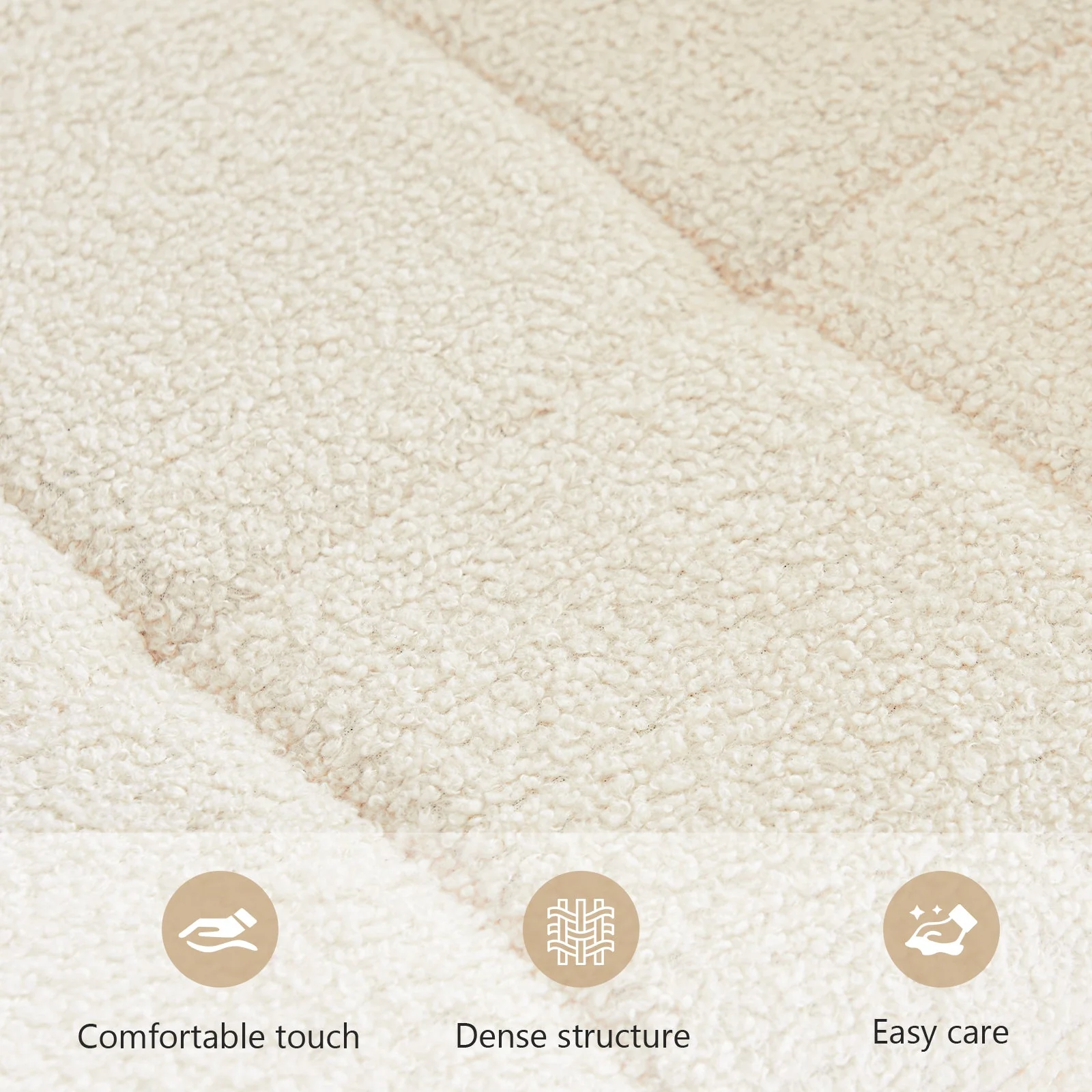 Walker Edison | Viral Wide Seat Sherpa Home Office Desk Chair with Wheels