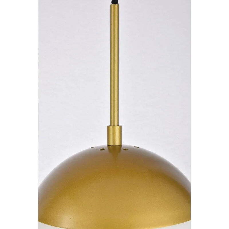 5-Light 42 inch Pendant with Frosted White Glass