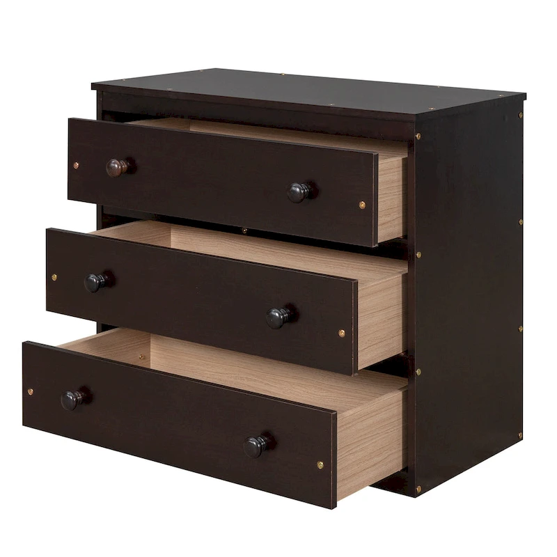 Full Pine Multifunctional Loft Bed with Movable Desk