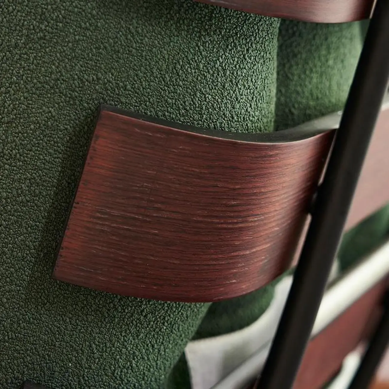 Traditional Tufted Mohair Reclining Accent Chair