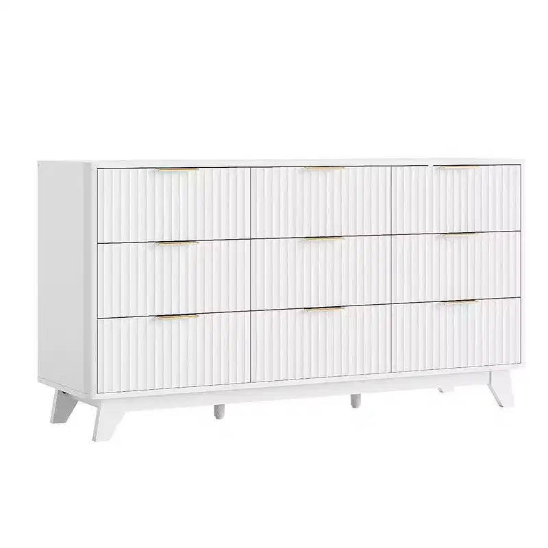 Karl Home 57In. 9 Drawer Grid Chest Dresser
