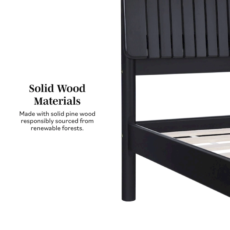 Middlebrook Designs Slatted Headboard Modern King Bed