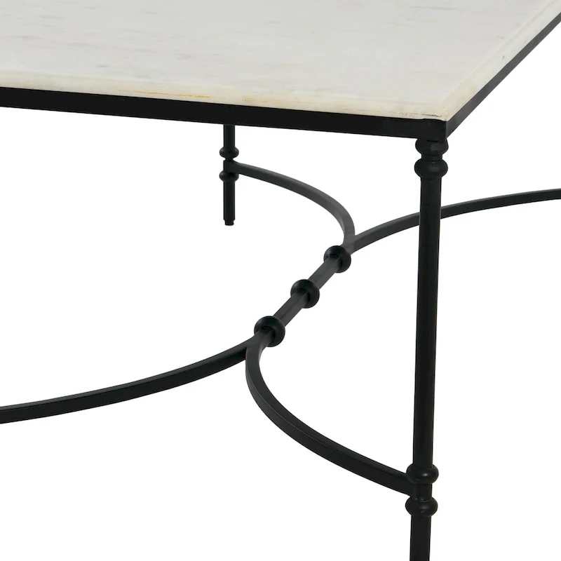 Libertine Genuine Marble and Metal Coffee Table