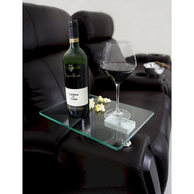 Octane Glass Swivel Table