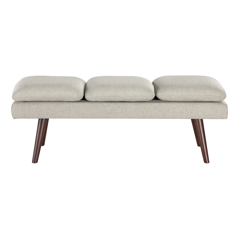 Amanda 54 Mid-Century Bench