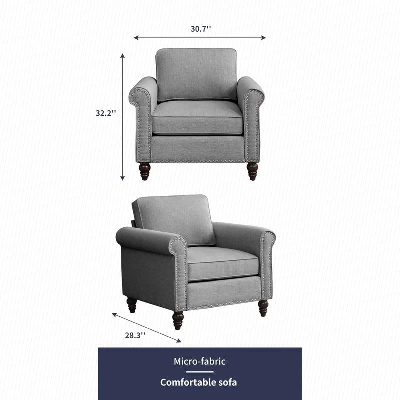 Mixoy Modern Sleeper Sofa,DIY Combination Sectional Single Couch