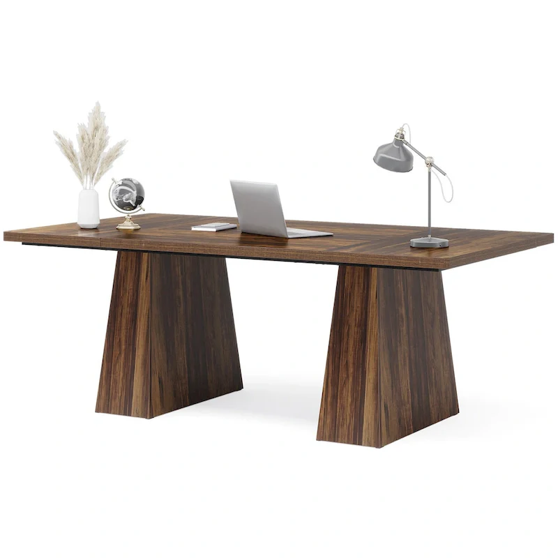 63 Inches  Executive Office Desk Large Computer Conference Table