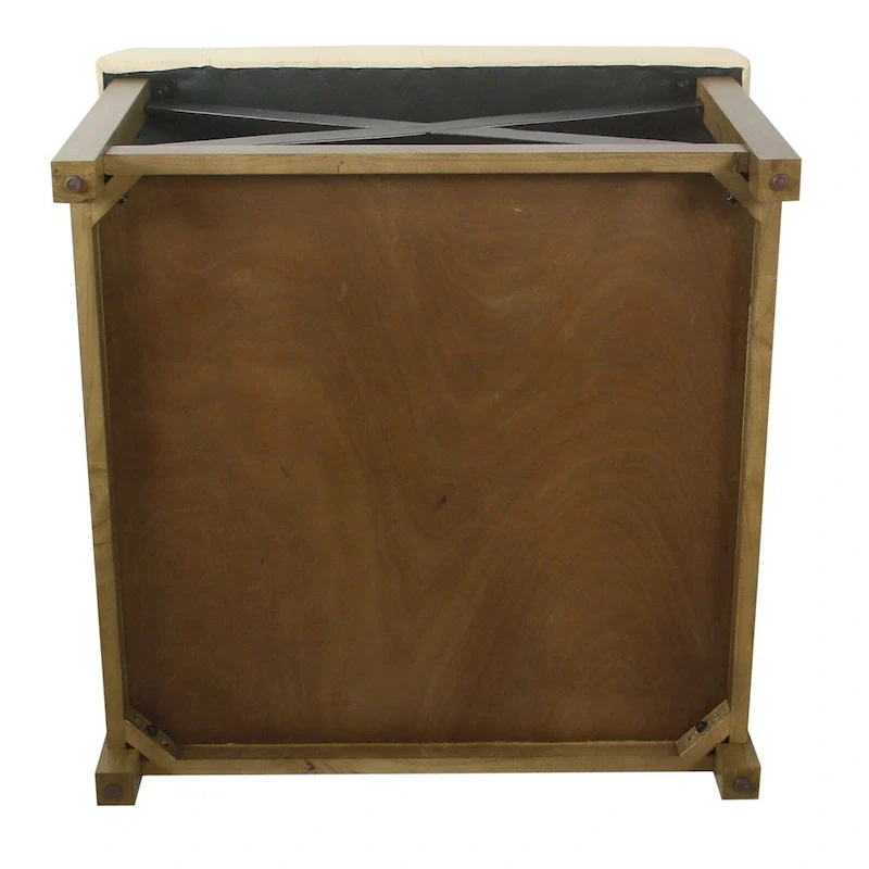 HomePop Tufted Top square cocktail Ottoman