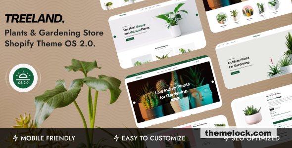 Treeland – Plants & Gardening Store Shopify Theme OS 2.0