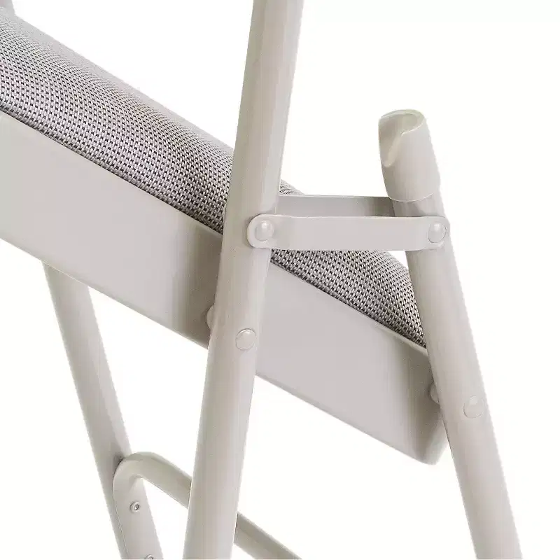 Set of 4 Deluxe Fabric Padded Triple Brace Folding Chairs - Hampden Furnishings